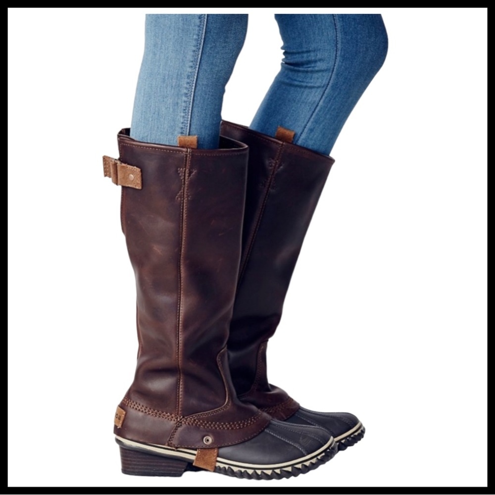 SOREL Leather Slimpack Riding Boot